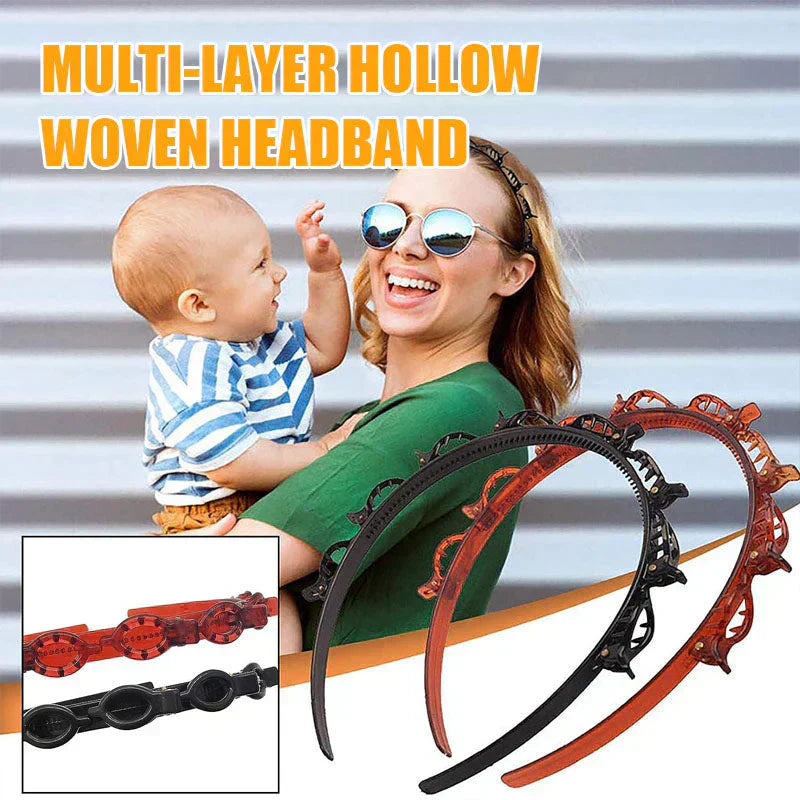 Braided Hairband with Grip – Bibi