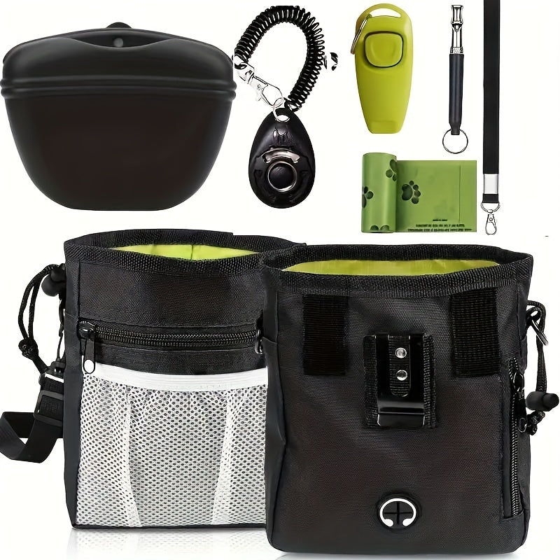 Dog Training Set with Hip Bag – Complete with Whistle, Clicker, and Poop Bags