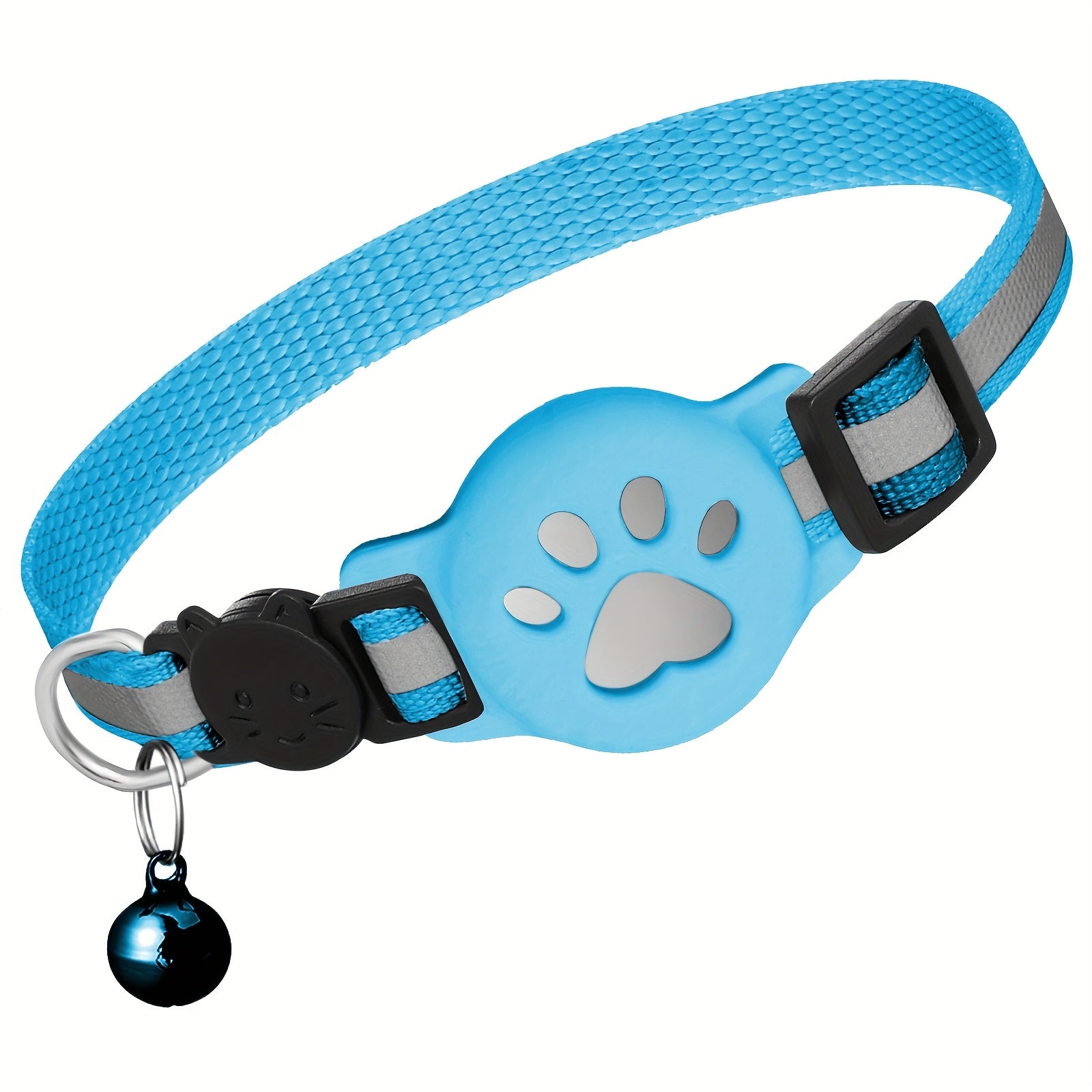 Cat Collar with Safety Buckle and Bell – Adjustable for Cats of Various Sizes