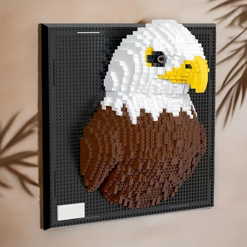 Creative 3D Wall Art Building Blocks – Shark and Eagle Collection