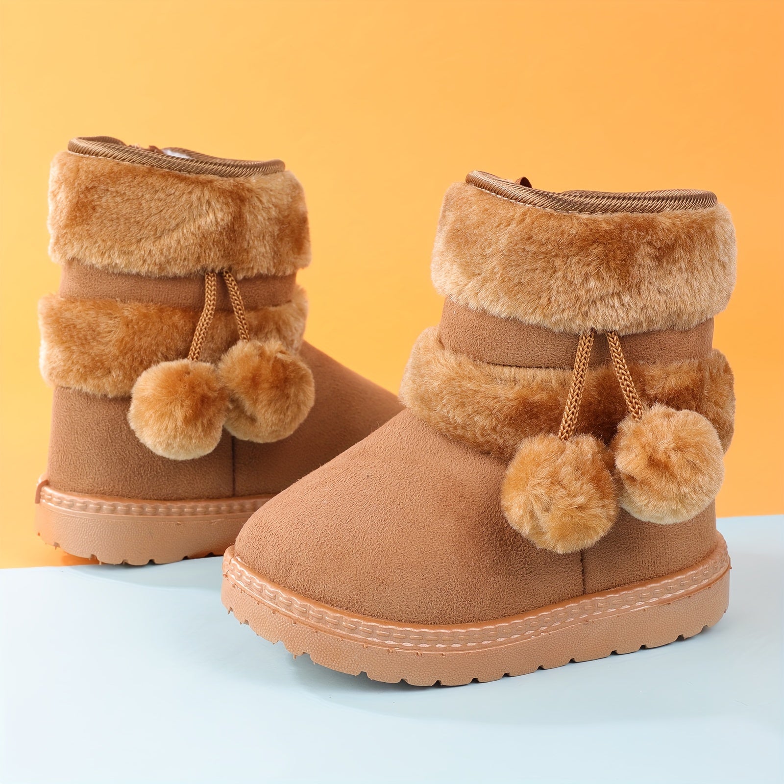 Cute Plush Boots for Girls - For Warmth and Comfort