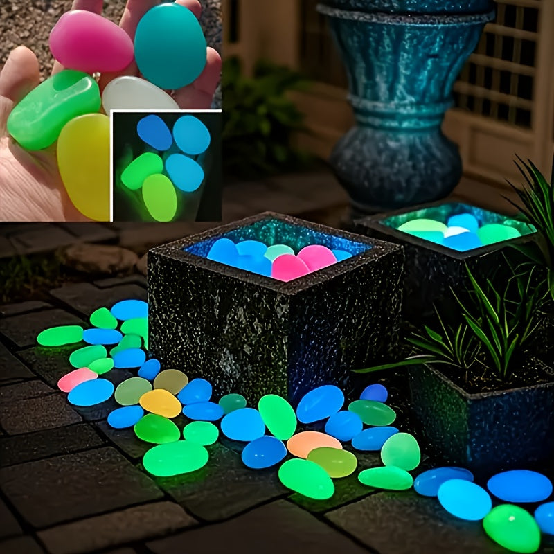 Enchanting Illuminated Garden Stones – Atmospheric and Durable