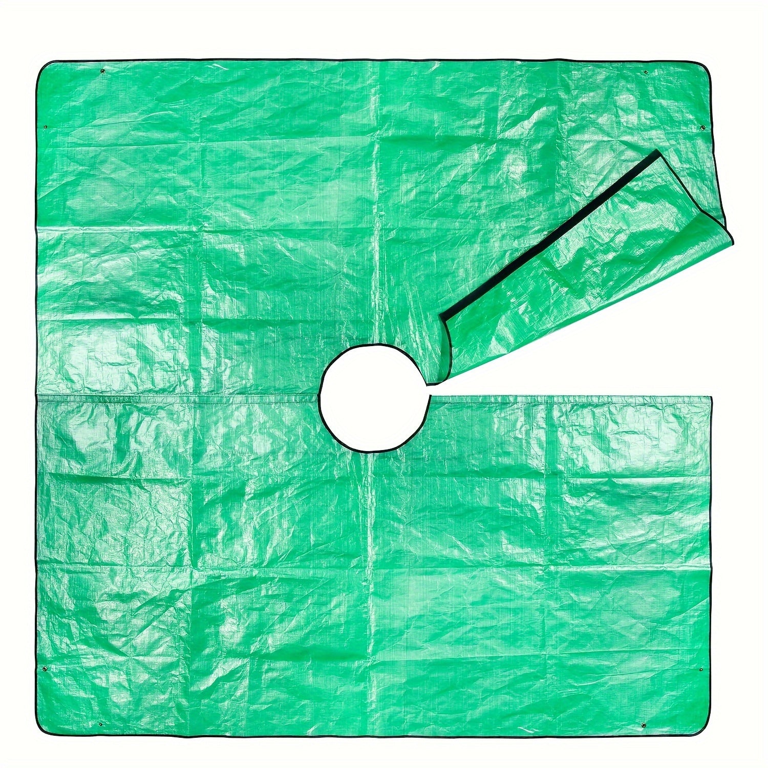 Large Garden Tarp with Tree Cut-Out – Waterproof, Reusable, and Perfect for Pruning