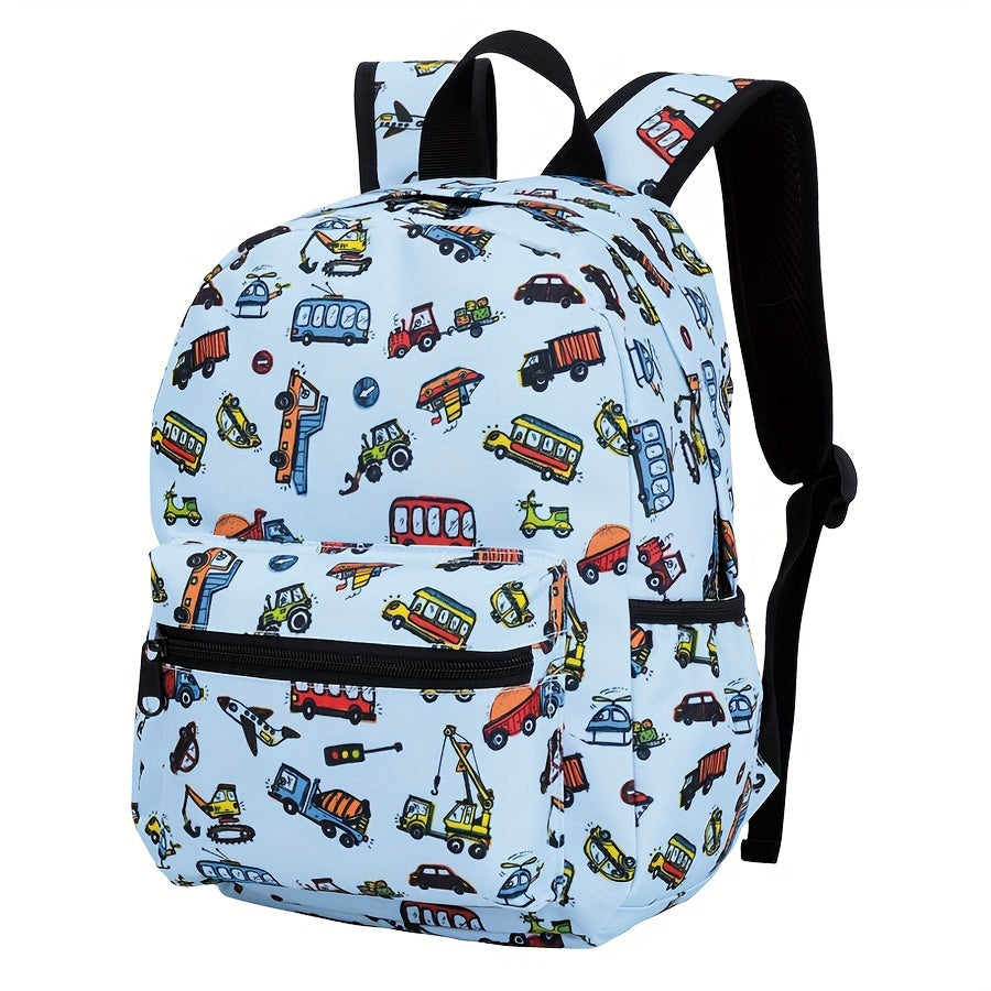 Cheerful Car Backpack for Children - For Adventurous School Days