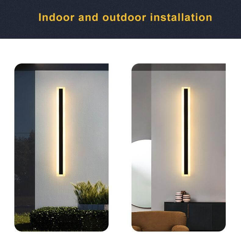 LED Outdoor Wall Light - Slim & Stylish Design