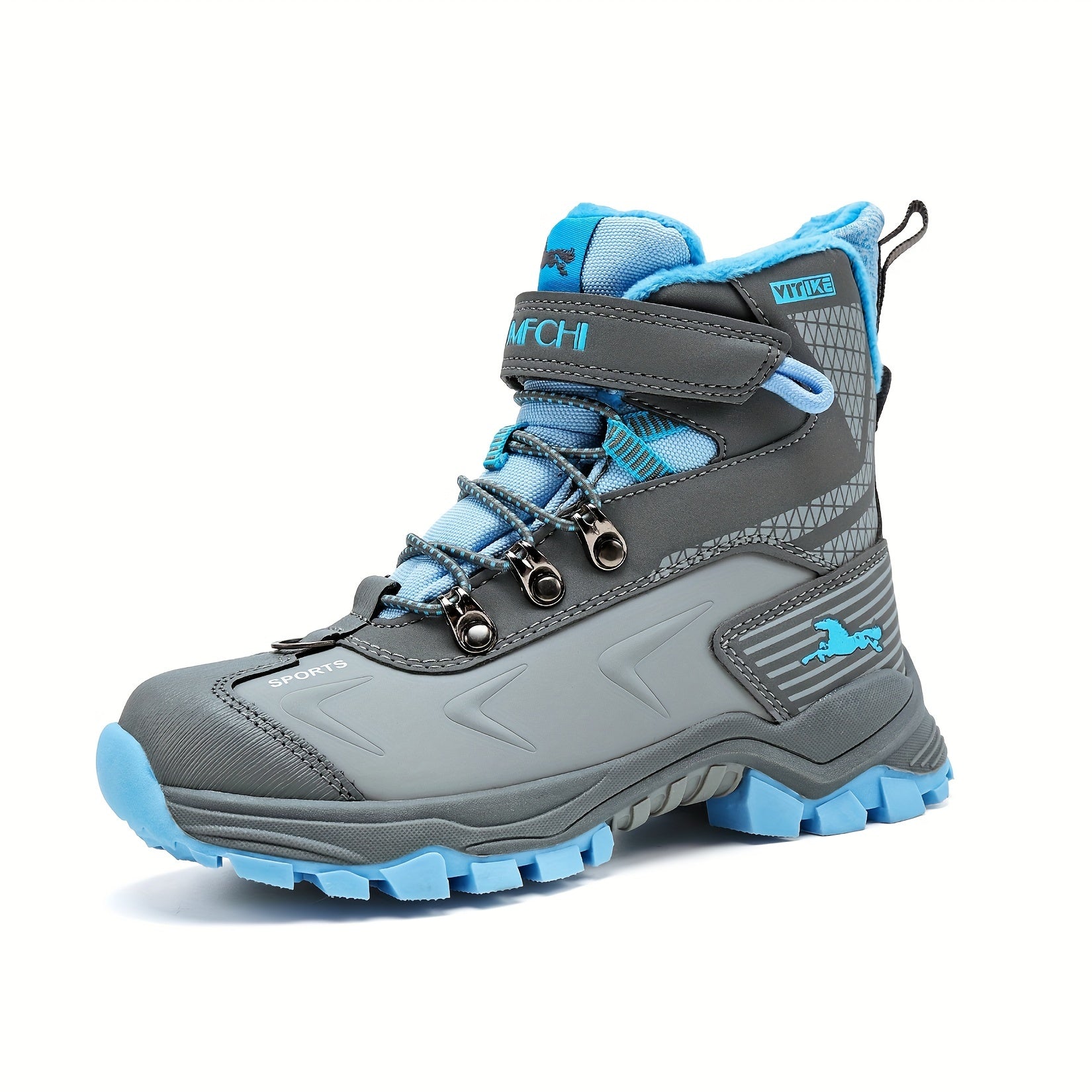 Ladies High-Top Snow Boots – Non-Slip Walking Shoes with Warm Lining
