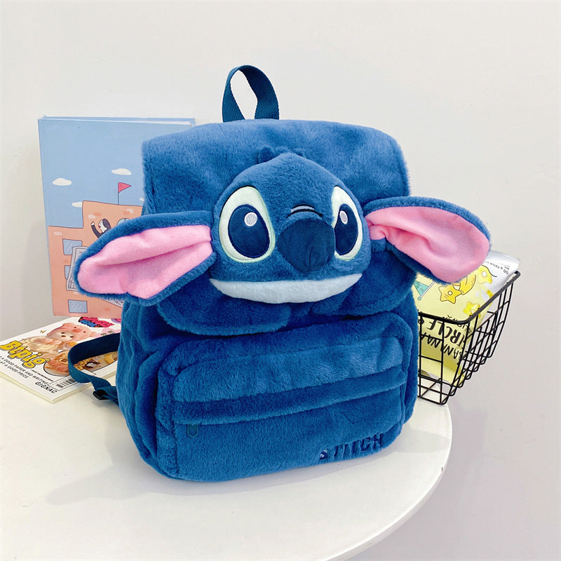 Disney Stitch Plush Backpack for Children – Cute and Durable for School and Daily Use