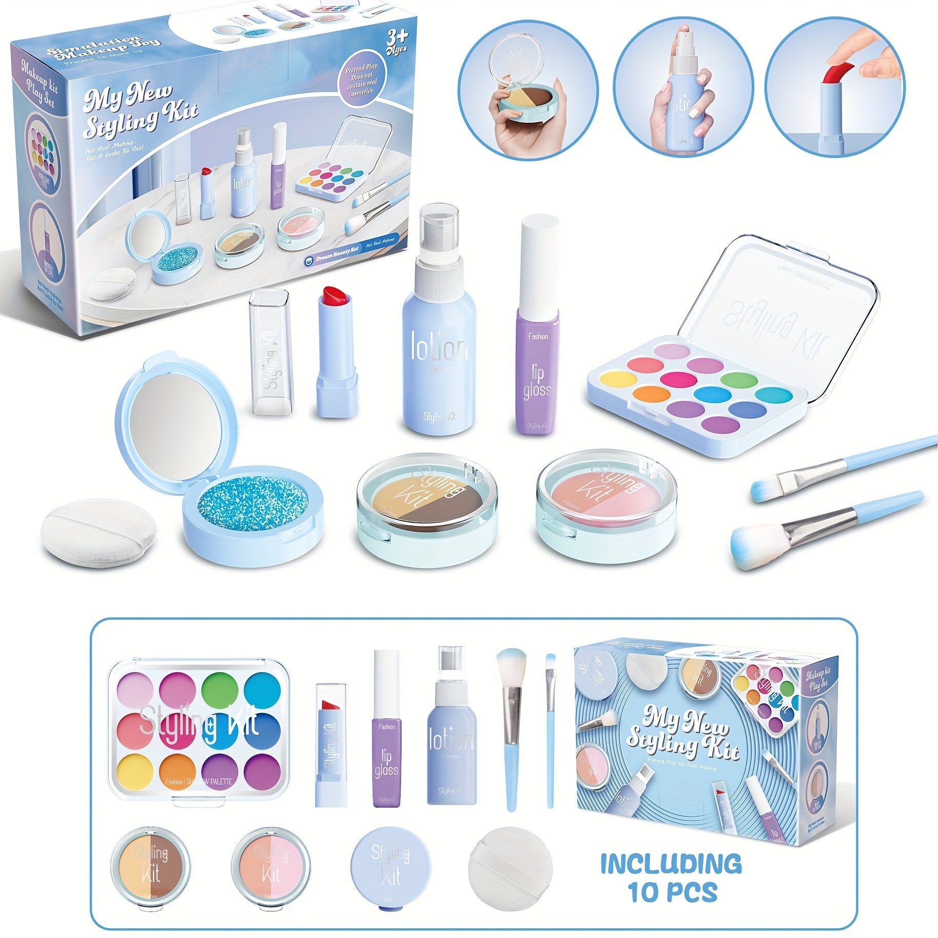 Mini Styling Kit for Children - For Fun and Creative Play