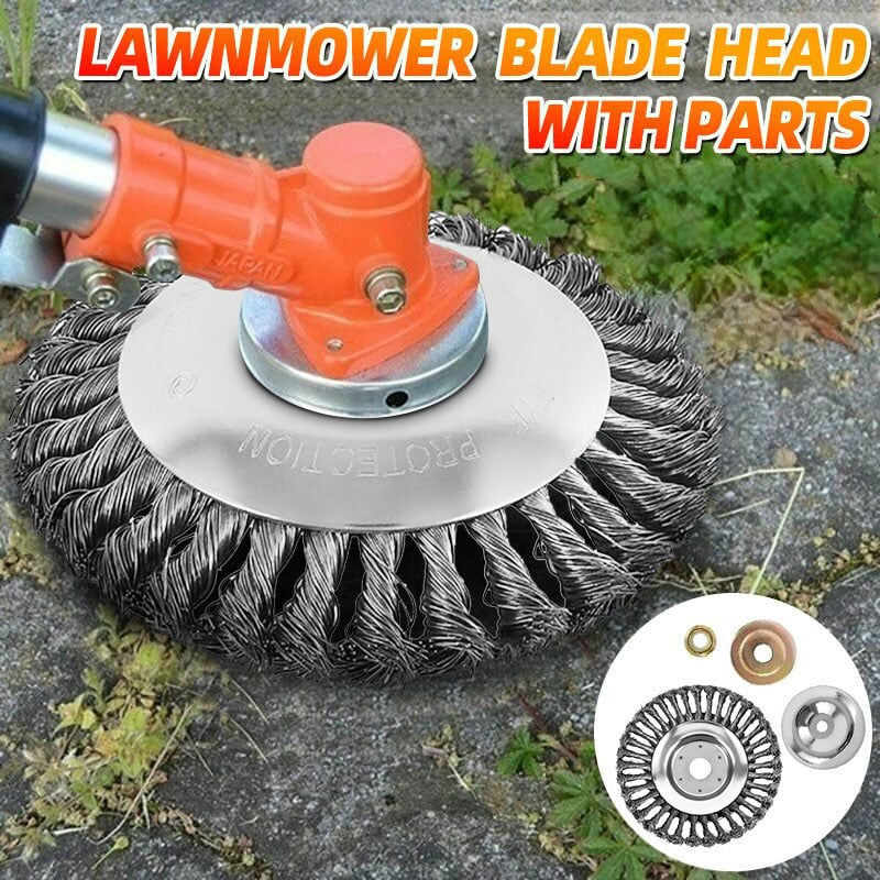Steel Trimmer Blade for Weeds & Grass – WeedRazor
