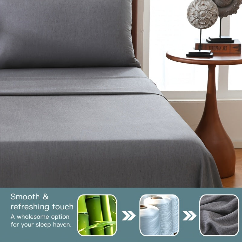 Summer Cool Bamboo Fibre Fitted Sheet – Luxury Breathable Comfort