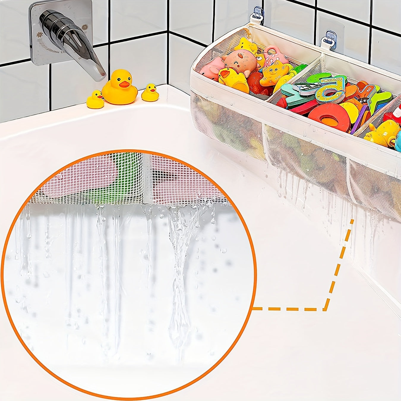 Mesh Bath Toy Organiser - Perfect for Organisation
