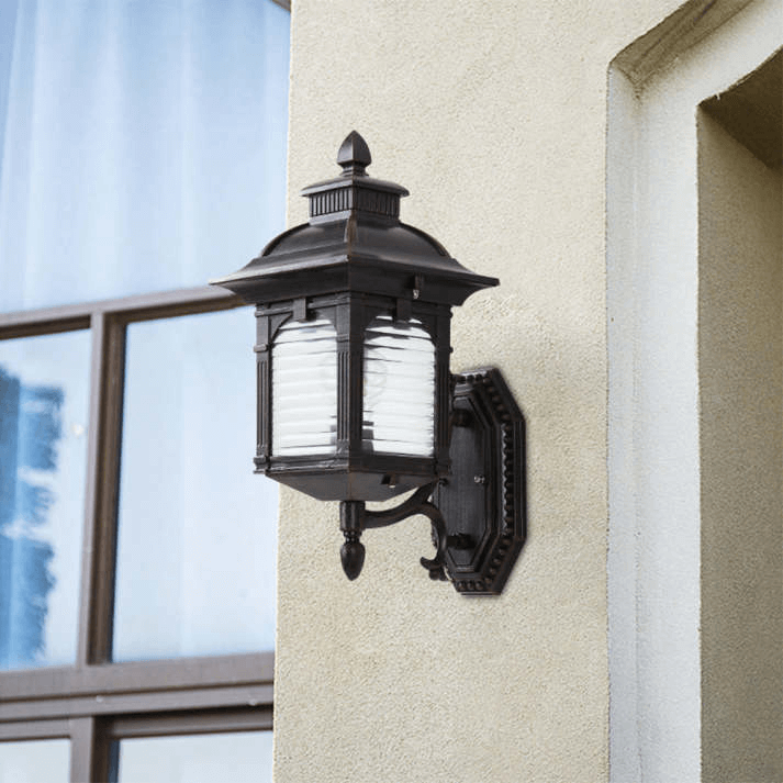 Wall Lamp Outdoor - Antique Glass Design