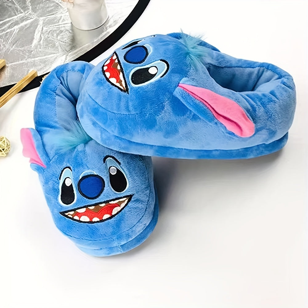 Stitch Plush Slippers - For Ultimate Comfort and Playful Moments