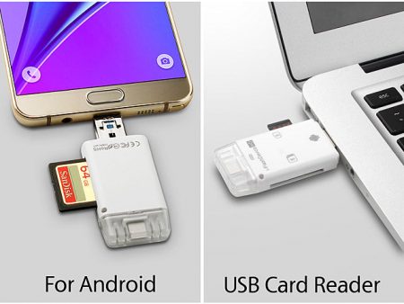 QuickTransfer USB Stick and SD Card Reader – Fast File Transfers from iPhone, Android and More