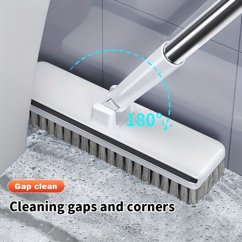 Rotating Cleaning Brush with Long Handle – Versatile and Powerful for Floors, Walls, and Windows