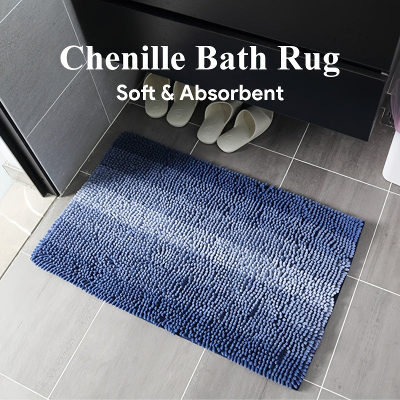 Chenille Bath Mat – Luxury and Comfort for Bathroom and Entrance