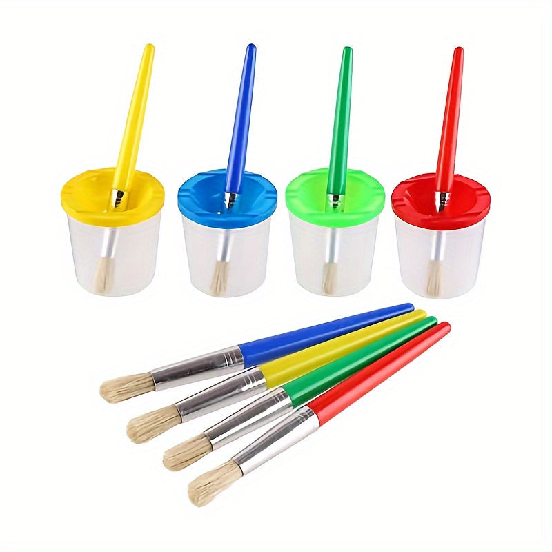 Art Paint Set with Paint Pots and Brushes – Perfect for DIY Painting