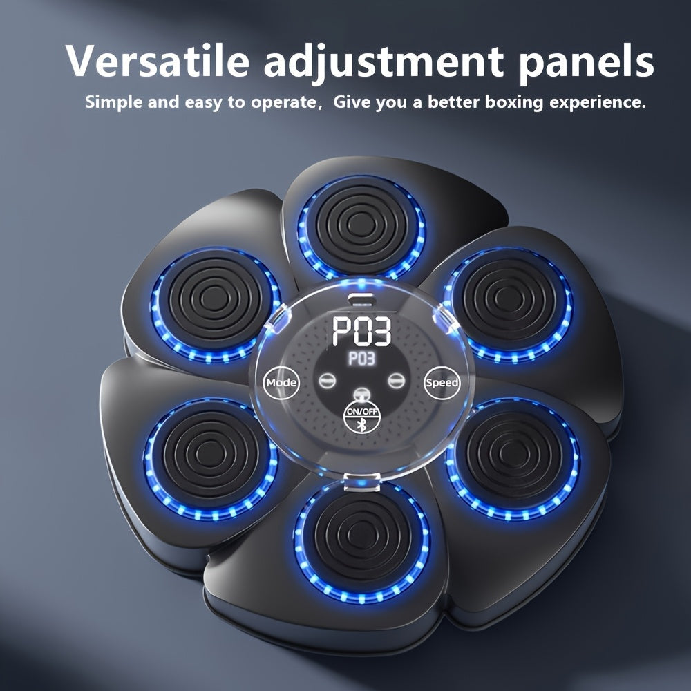 Smart PunchBox – Wireless Music Boxing Machine, USB Rechargeable Wall Target, Electronic Training Device