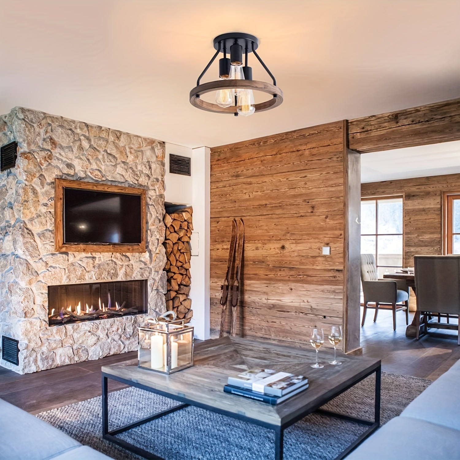 NatureLight Three-Arm Lamp - For Atmospheric Lighting and Character