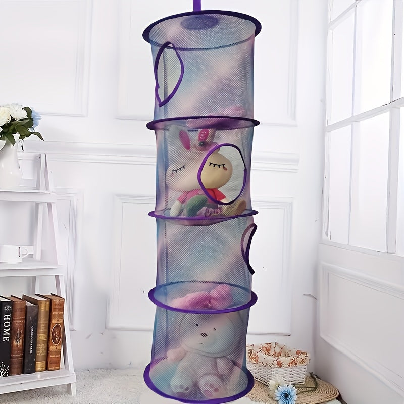 TidyTower 4-Tier Storage Net - Space-Saving and Multifunctional
