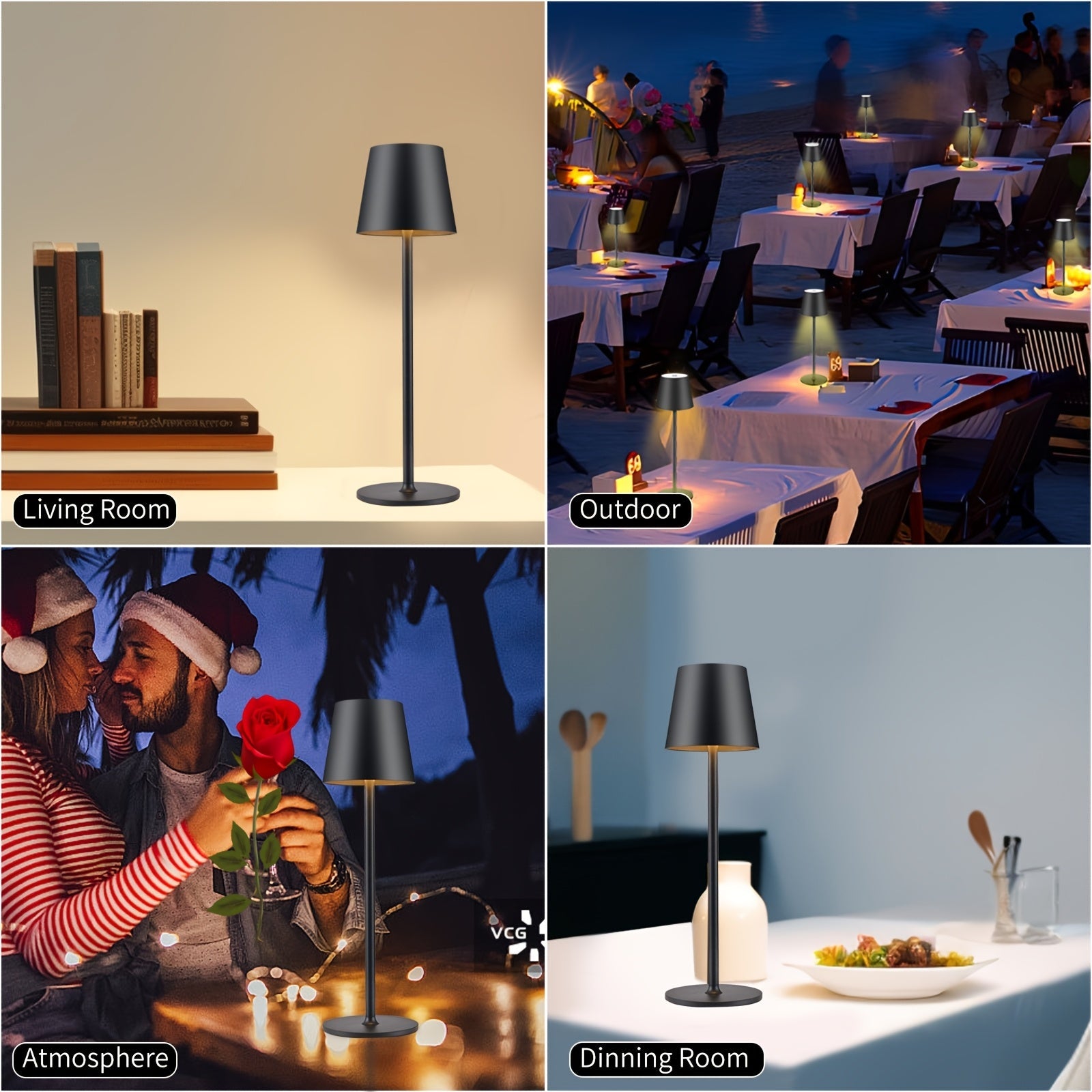 Stylish Wireless Table Lamp – Modern and Practical