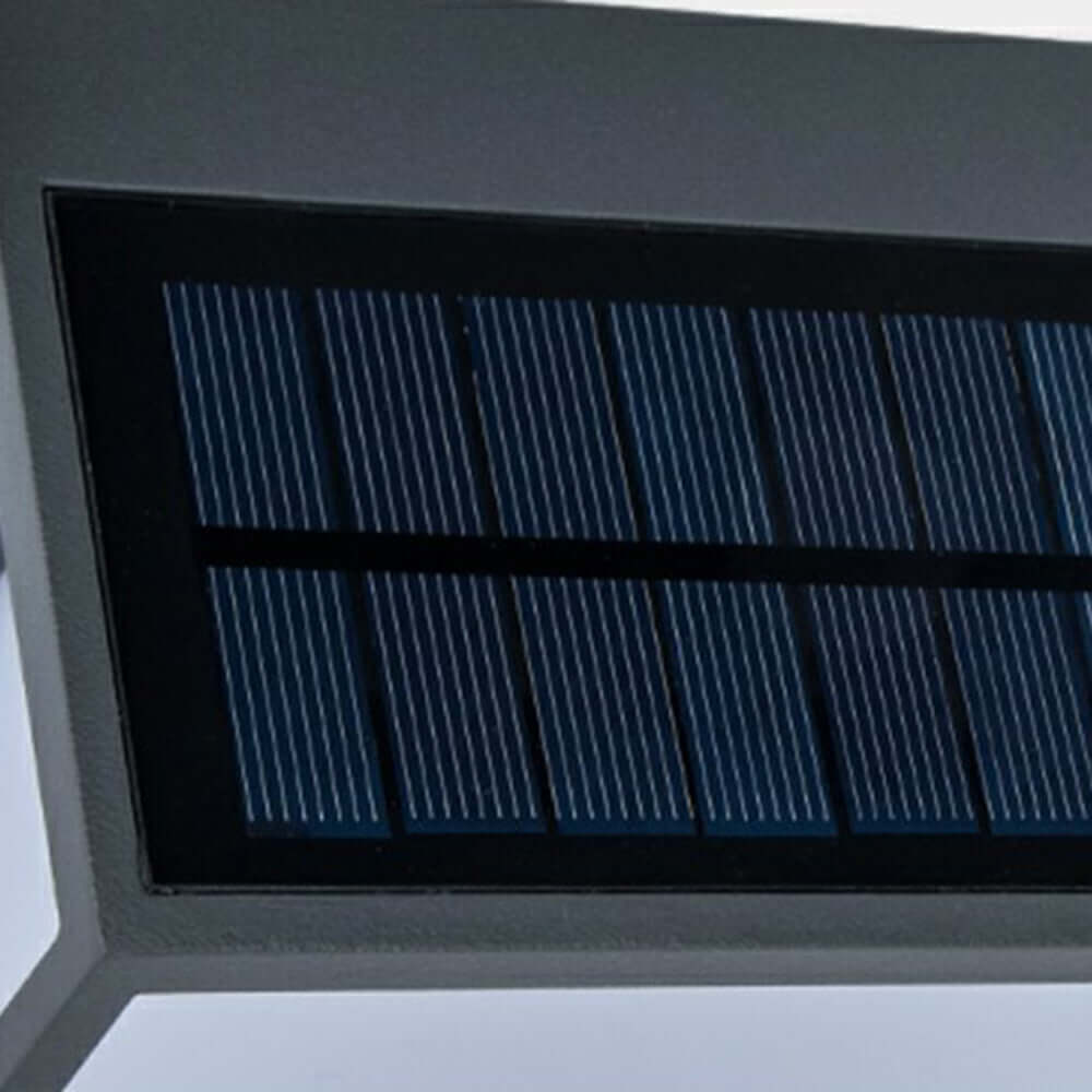 Modern Outdoor Wall Light with Solar Power & Sensor