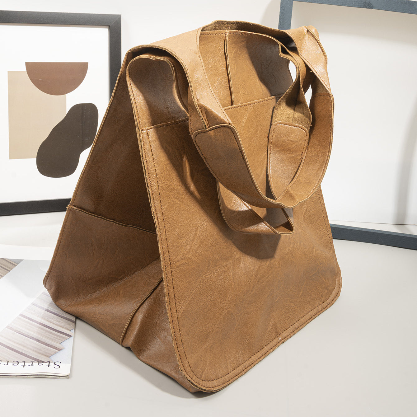 RetroWave Large Beach Bag – Stylish and Functional