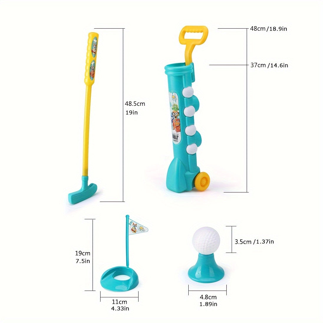 Mini Golf Set for Children - For Fun and Active Outdoor Adventures