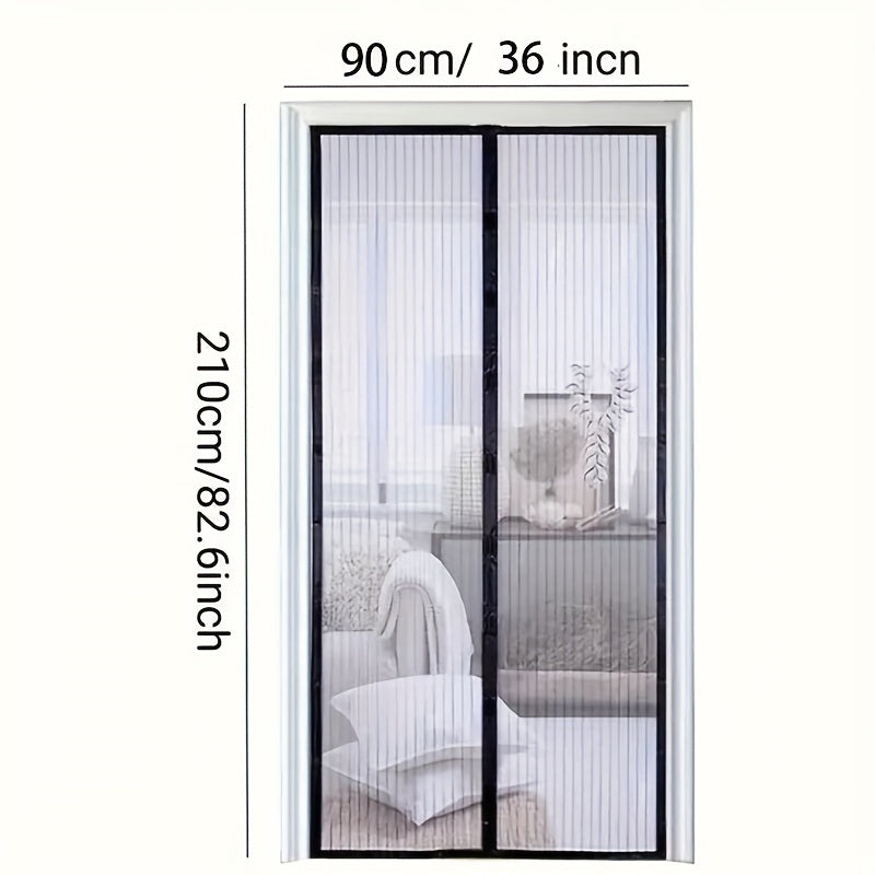 Magnetic Mesh Curtain – Fresh Air Without Insects