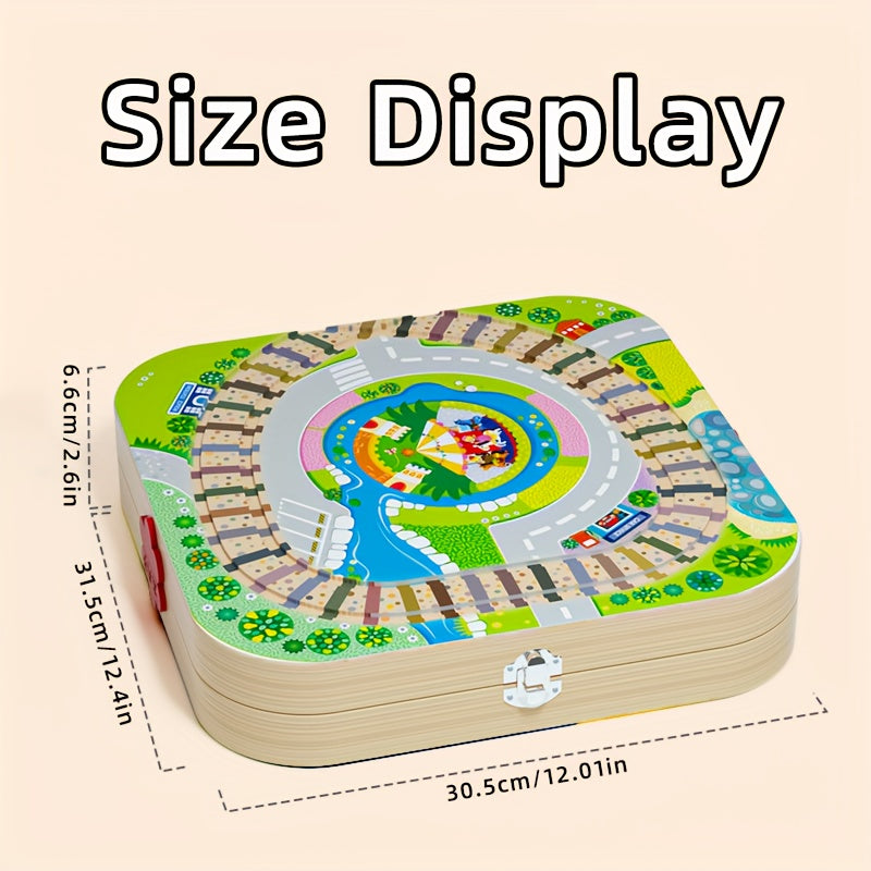 Wooden City Building Blocks Set - Fun Play Experience for Children