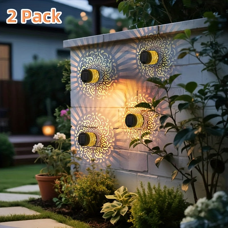 SolarGlow Duo Outdoor Wall Lighting – Elegant and Weatherproof