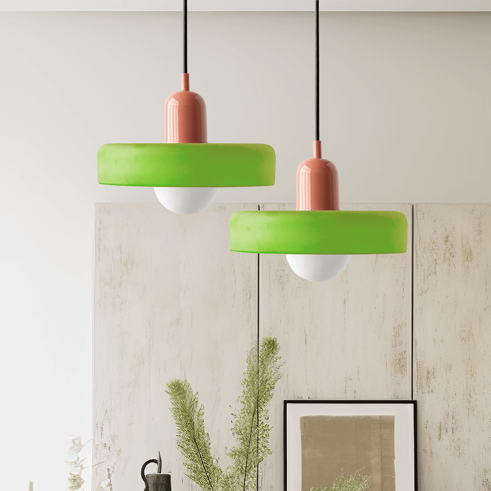 Colourful Glass Pendant Lamp - Modern Design