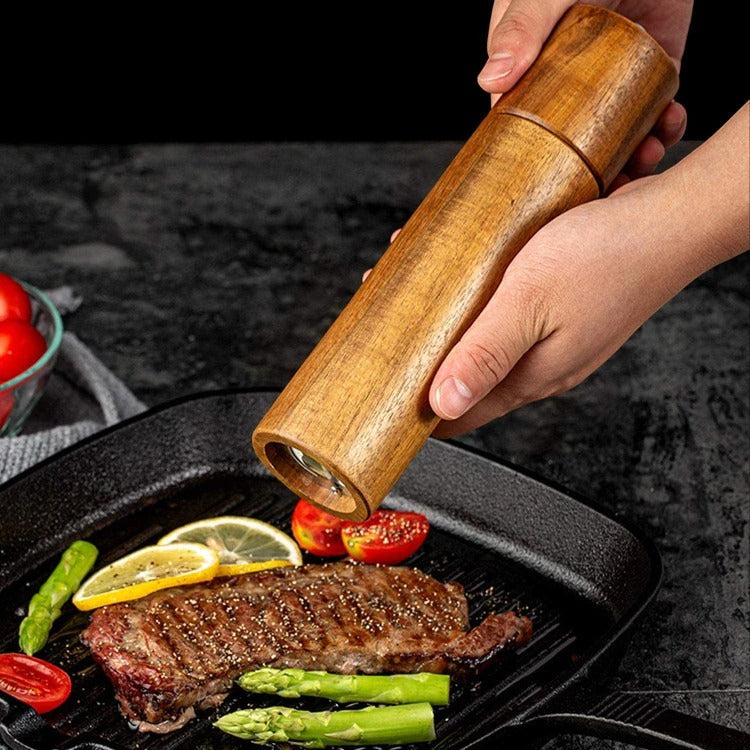 WoodSpice - Luxe Wooden Pepper and Salt Mill Set | Timeless Design