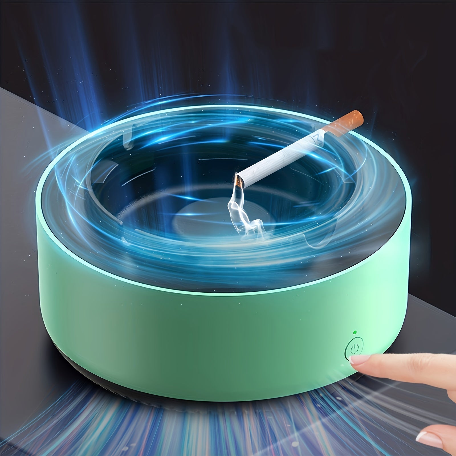 Smart Ashtray with Air Purifier – Effective Smoke and Odour Removal with a Sleek Design
