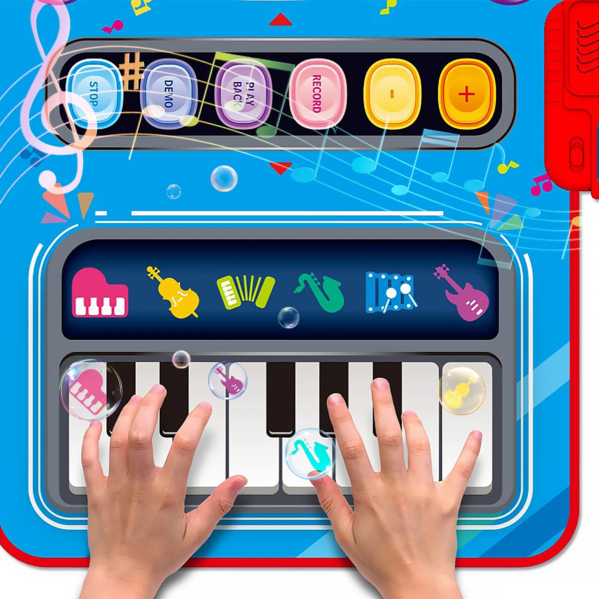SoundSteps – 2-in-1 Musical Play Mat with Piano & Drums