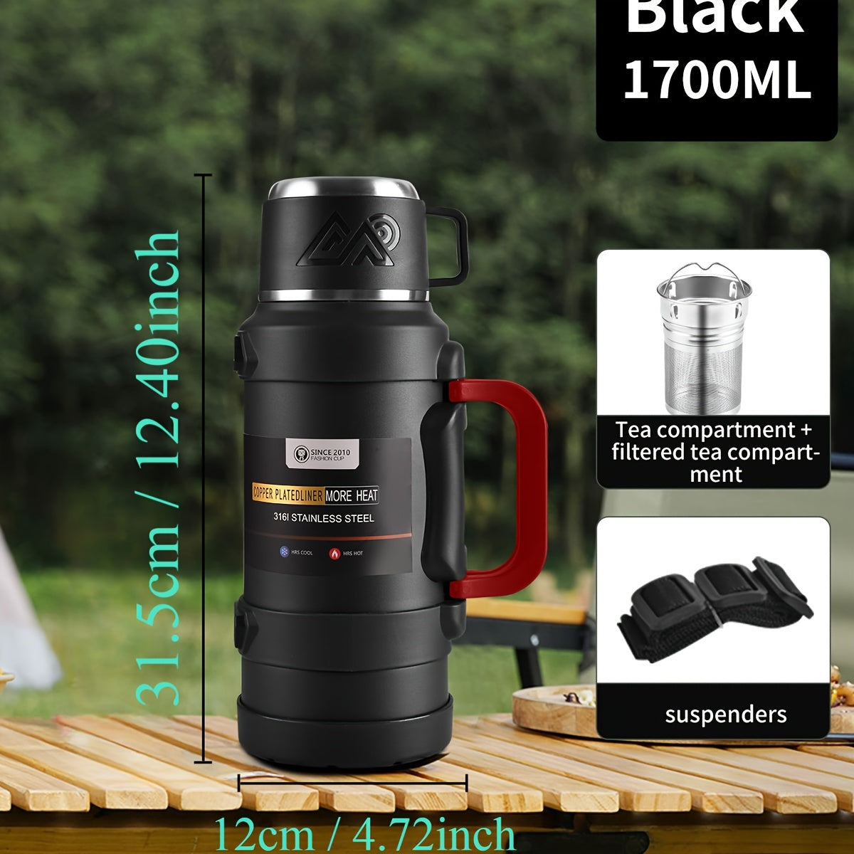 Robust Insulated Thermos Flask – Durable and Convenient