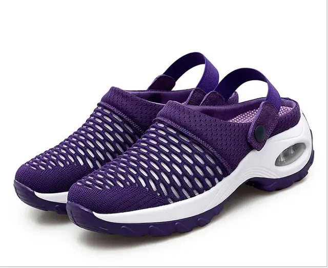 Orthopaedic Ladies' Clogs with Air Cushions for Relief of Back and Knees