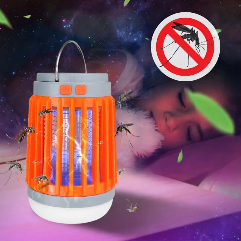 EcoGuard Mosquito Shield Lamp | Solar-powered UV mosquito repellent for home and outdoor spaces