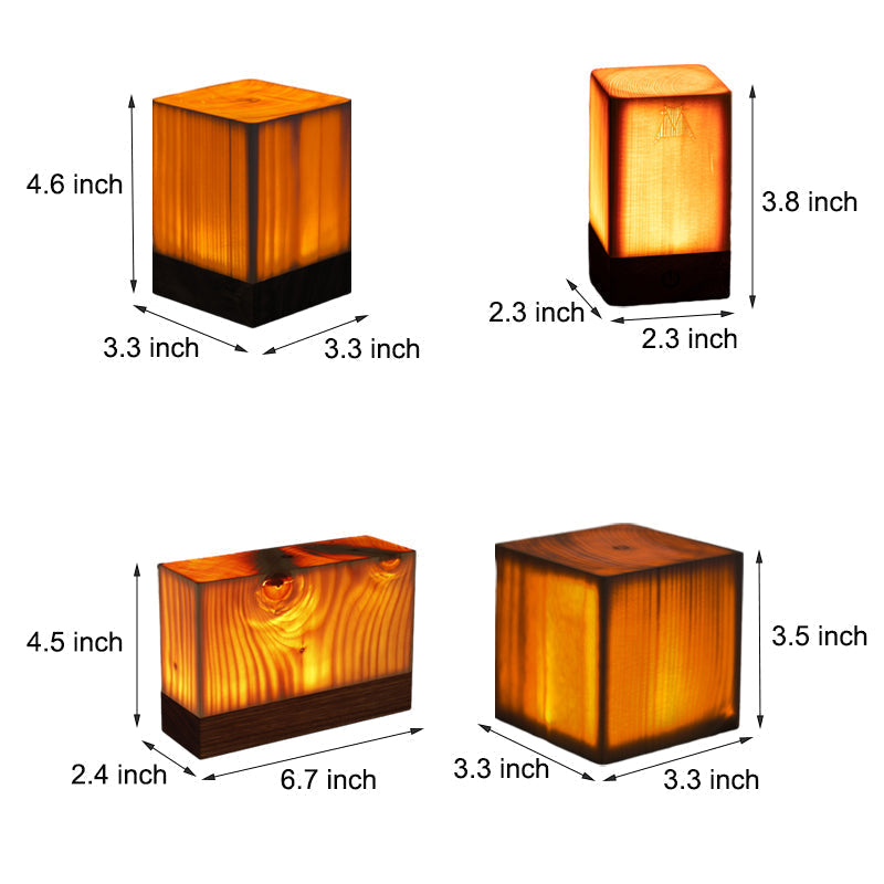 Stylish LED Table Lamp – WoodGlow