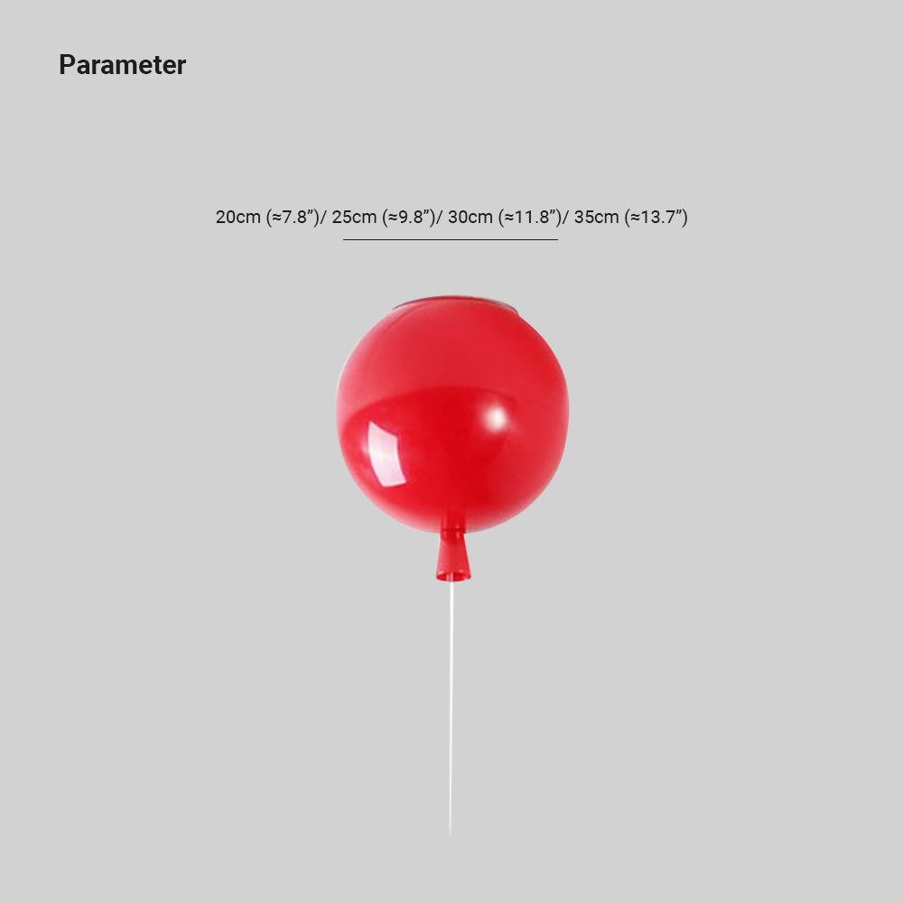 Compact Modern LED Balloon Ceiling Light – AuraLite