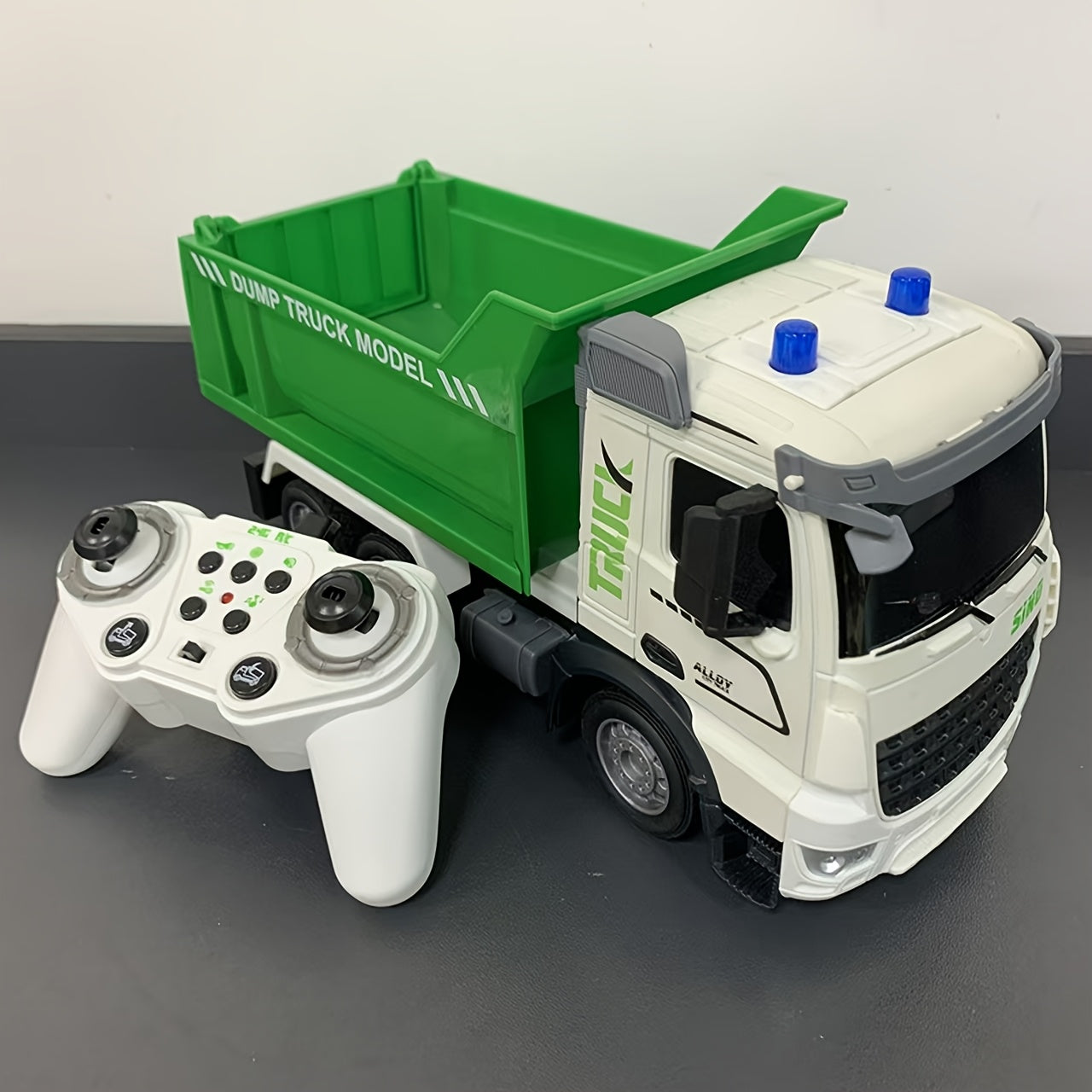 EcoTruck RC Rubbish Truck - Realistic Toy Vehicle with Light & Sound