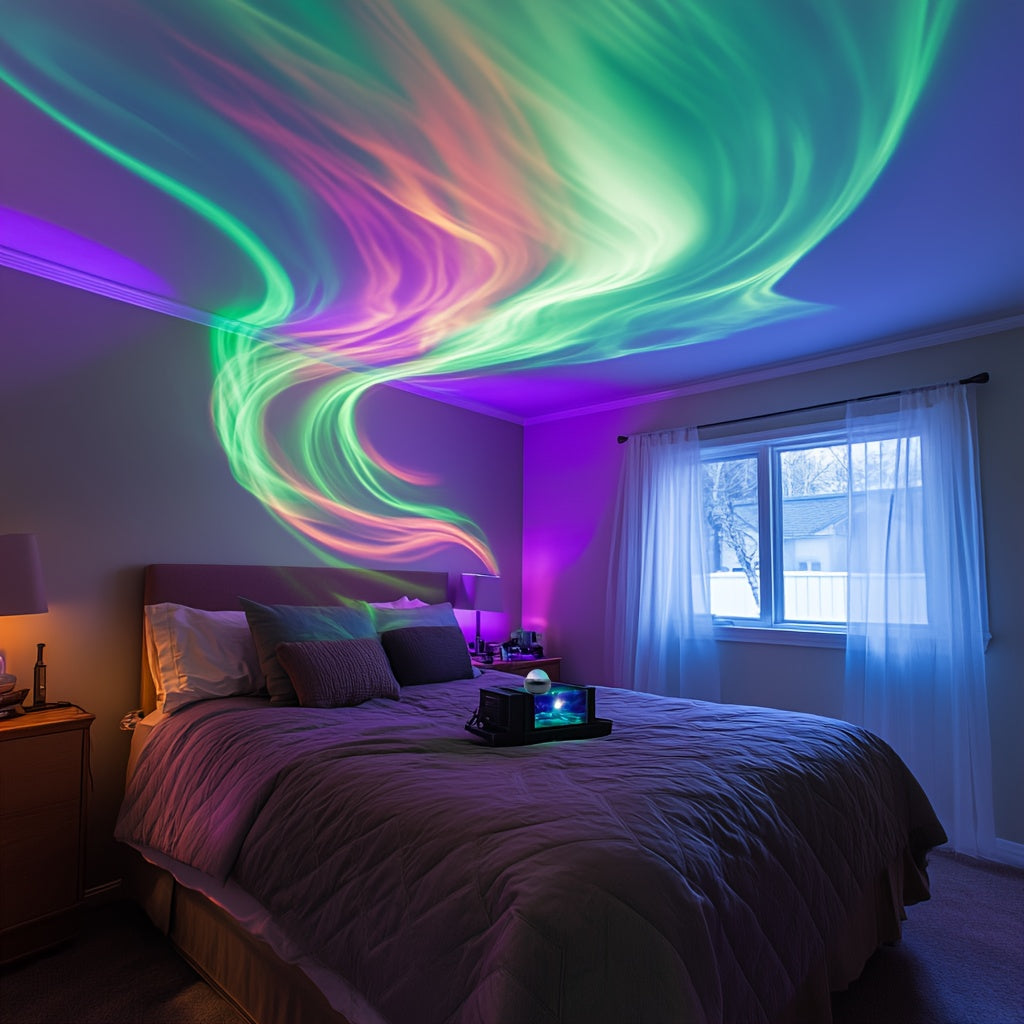 Magical Light Show Projector - Enchanting Colourful Starry Sky Effect