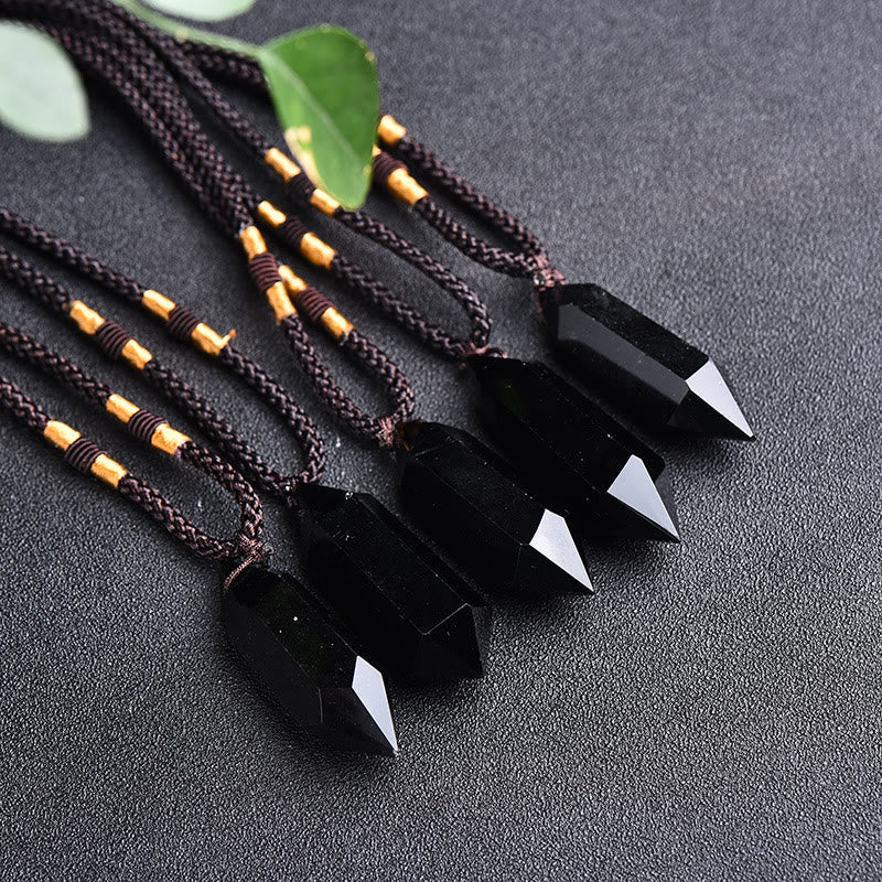 Natural Crystal Amethyst Healing Necklace – Lyra