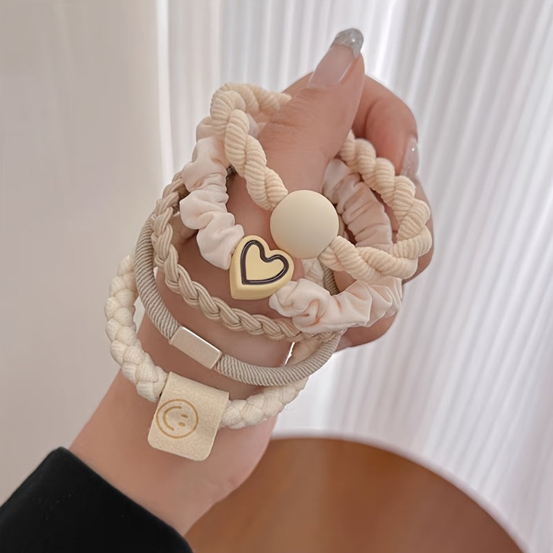 Charming Hair Elastic Set – For Stylish and Easy Hair Care