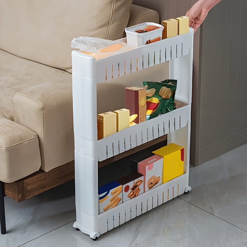 Small Storage Trolley – Practical and Mobile for Kitchen and Bathroom