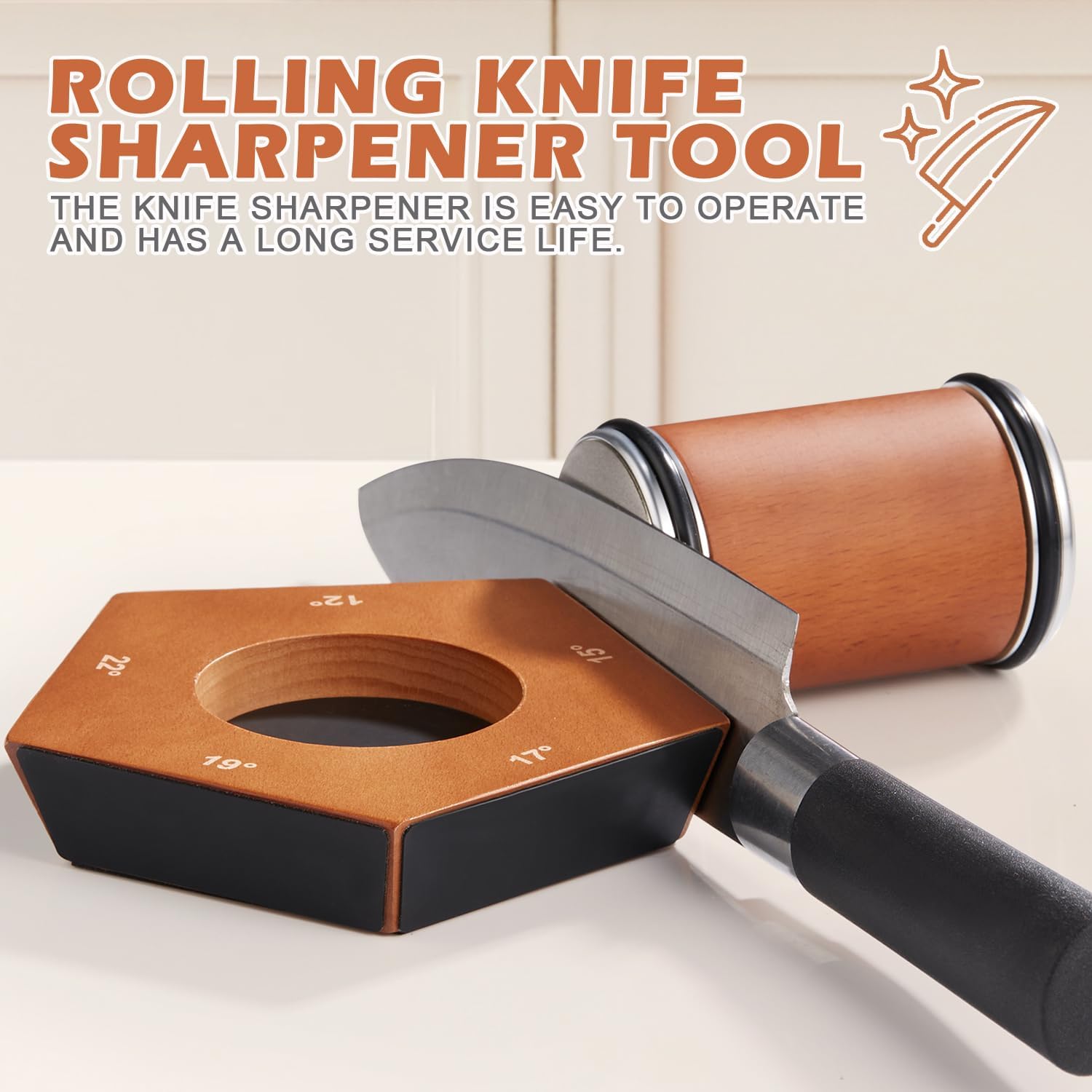 Manual Diamond Rolling Knife Sharpener - SharpRoll
