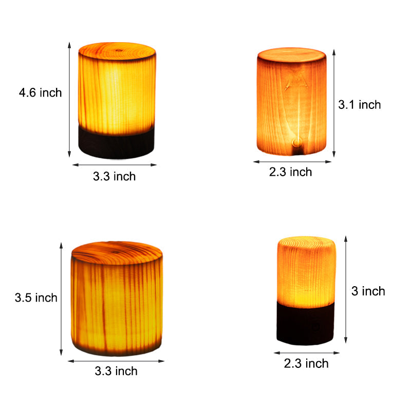 Stylish LED Table Lamp – WoodGlow