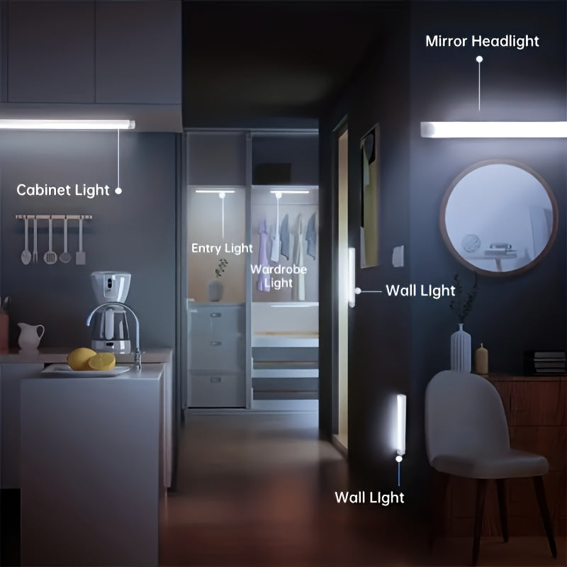 Smart LED Under Cabinet Lighting with Motion Sensor – Wireless, Rechargeable and Ultra-Slim