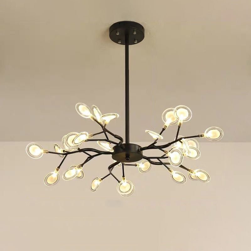Simplicity Branched Firefly Chandelier | Modern LED Firefly Acrylic Chandelier G9 Fitting 110V/220V Dia 78cm/85cm/115cm Timeless Design Ceiling Light
