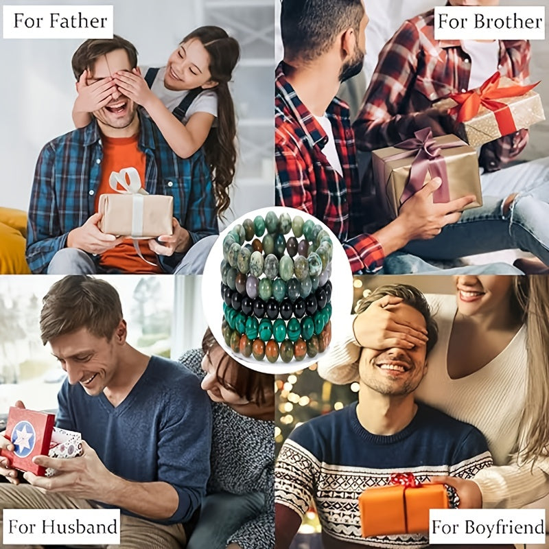 Gemstone Elegance Bracelet Set - For Natural Beauty